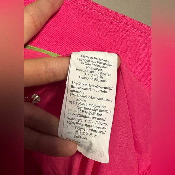 J Crew NWT Blazer (10) & NWOT Pants (8) Fuchsia Pink Stretch Linen - Picture 16 of 16